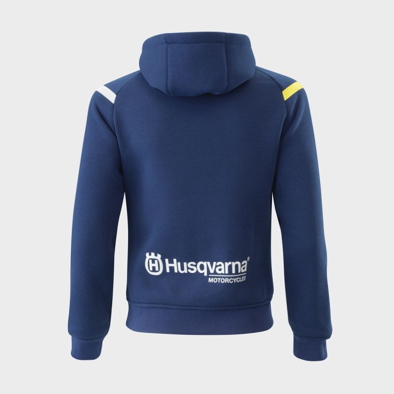 SWEAT A CAPUCHE ENFANT HUSQVARNA "Replica Kids Team Zip Hoodie"