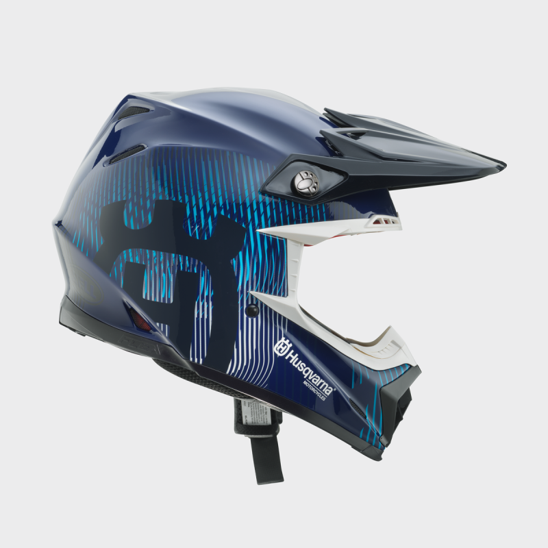 CASQUE MOTO CROSS HUSQVARNA "Moto 9S Flex Railed Helmet" By BELL©