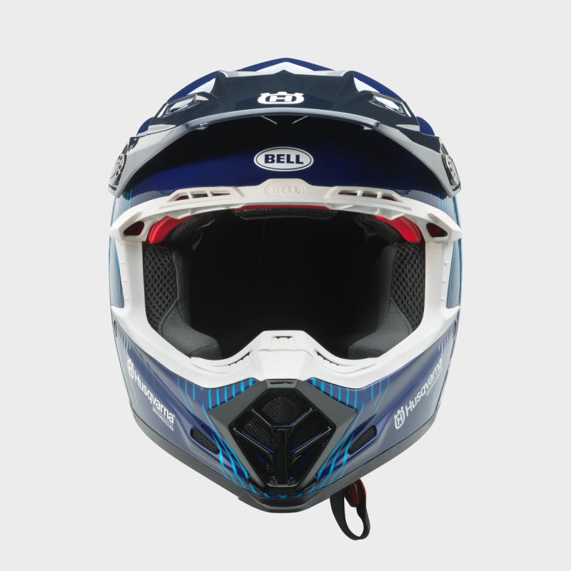 CASQUE MOTO CROSS HUSQVARNA "Moto 9S Flex Railed Helmet" By BELL©