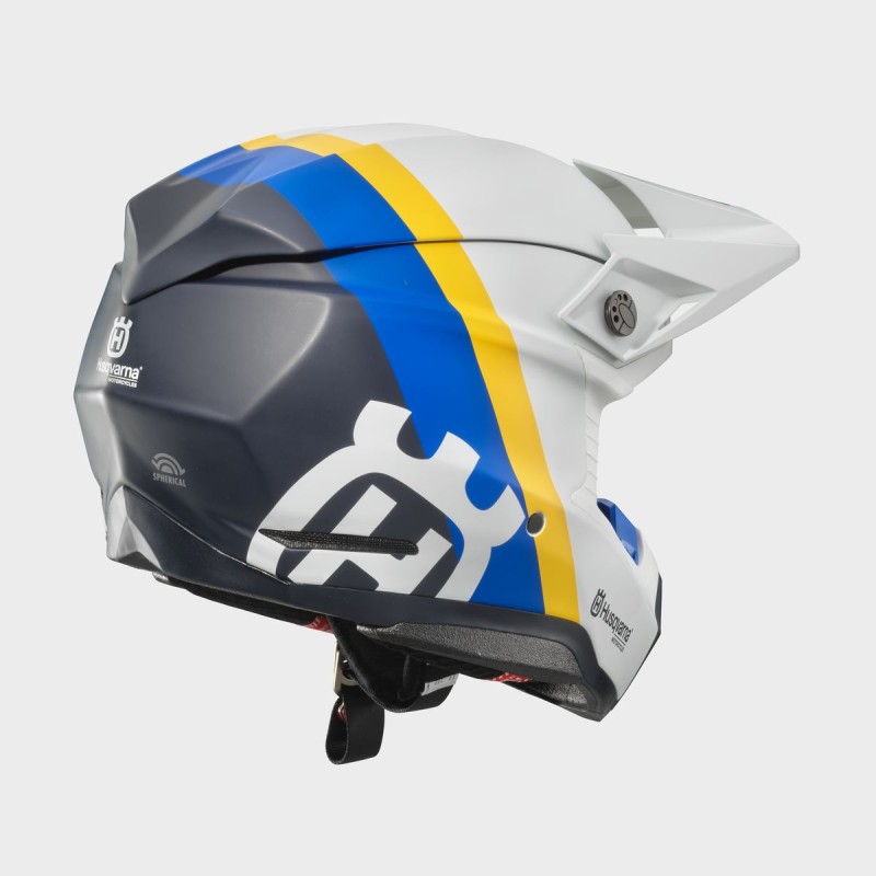 CASQUE MOTO ENDURO HUSQVARNA "Moto-10 Spherical Railed Helmet" By BELL©