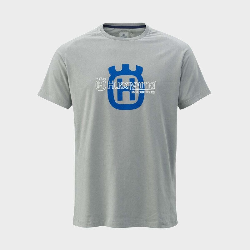 T-SHIRT HOMME HUSQVARNA "Origin Tee Light Grey"