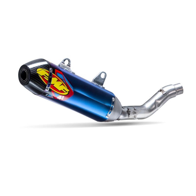 Silencieux FMF Factory 4.1 RCT Titane Bleu pour Husqvarna FC 250/350 (23+) et FE 250/350 (24+) FMF