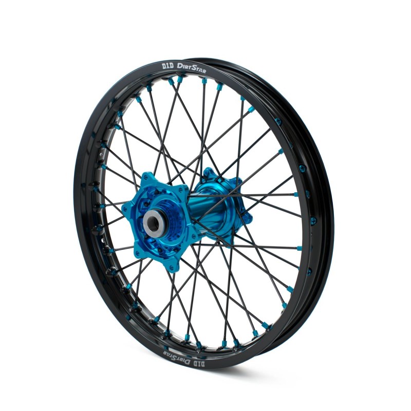 Roue arrière Factory aluminium anodisée Bleu (2,15x19") pour Husqvarna TC/FC (23+) et TE/FE (24+)