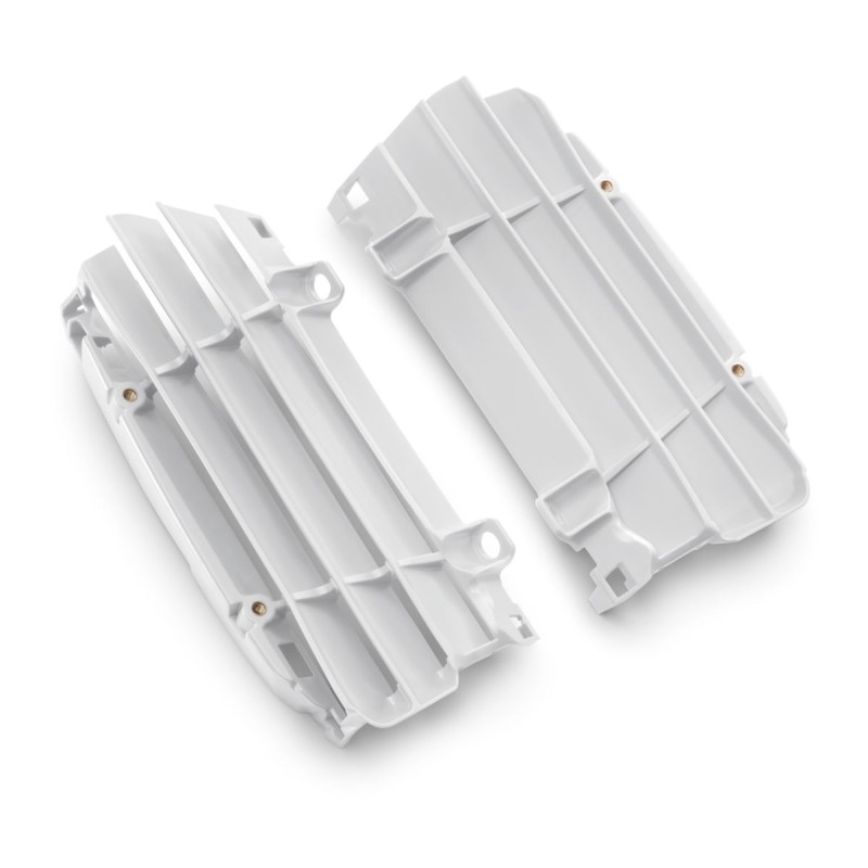 Jeu de protections de radiateur plastique Blanc pour Husqvarna TC/FC (23+) et TE/FE (24+)