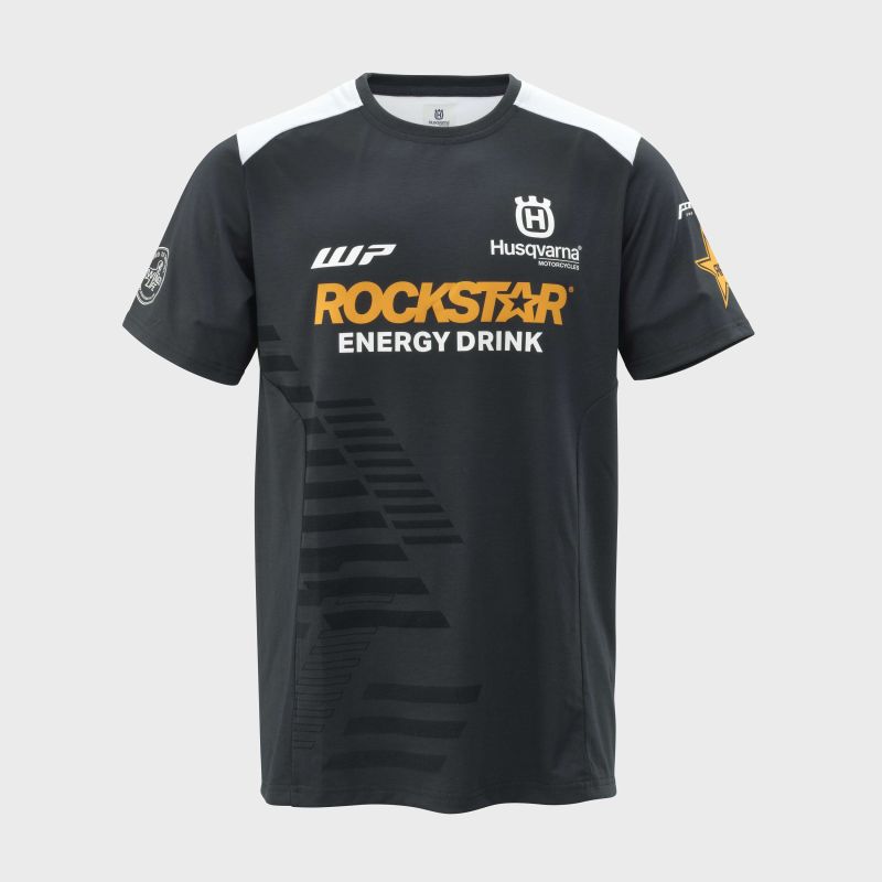 T-SHIRT HOMME HUSQVARNA x ROCKSTAR "Replica Team Tee" (2024)