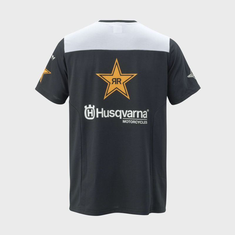 T-SHIRT HOMME HUSQVARNA x ROCKSTAR "Replica Team Tee" (2024)