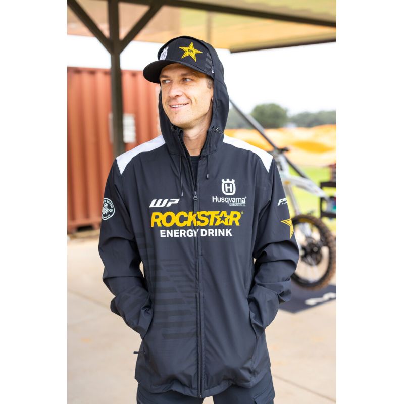 VESTE COUPE-VENT ROCKSTAR X HUSQVARNA "Replica Team Hardshell Jacket" (2024)