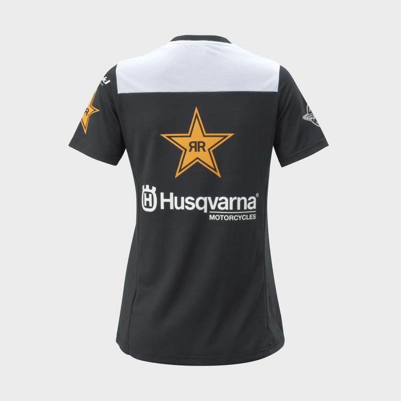 T-SHIRT FEMMEHUSQVARNA x ROCKSTAR "Woman Replica Team Tee" (2024)