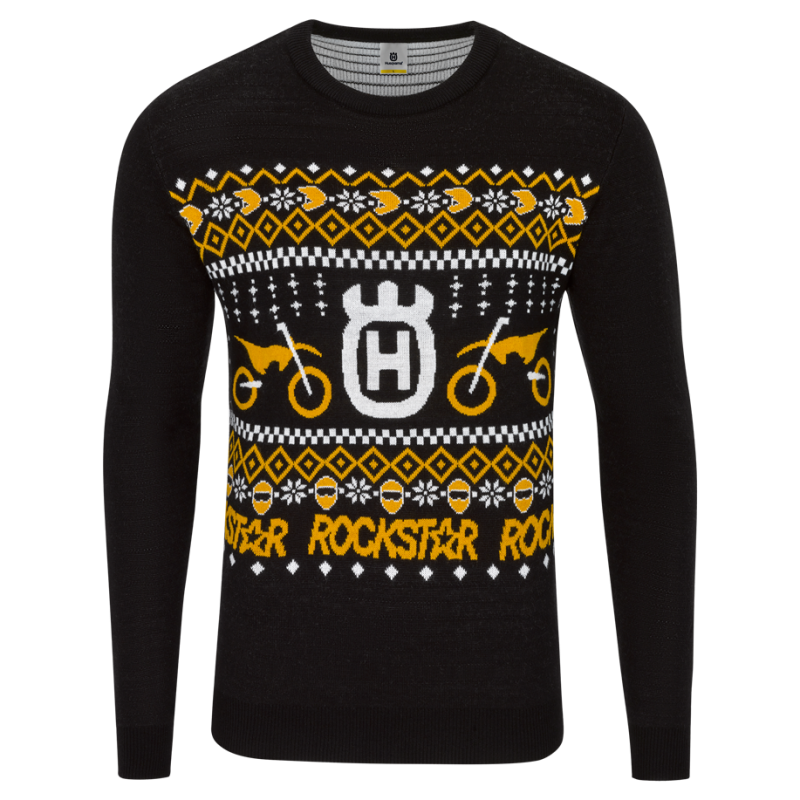 Pull de Noël Rockstar X Husqvarna "WINTER SWEATER" 