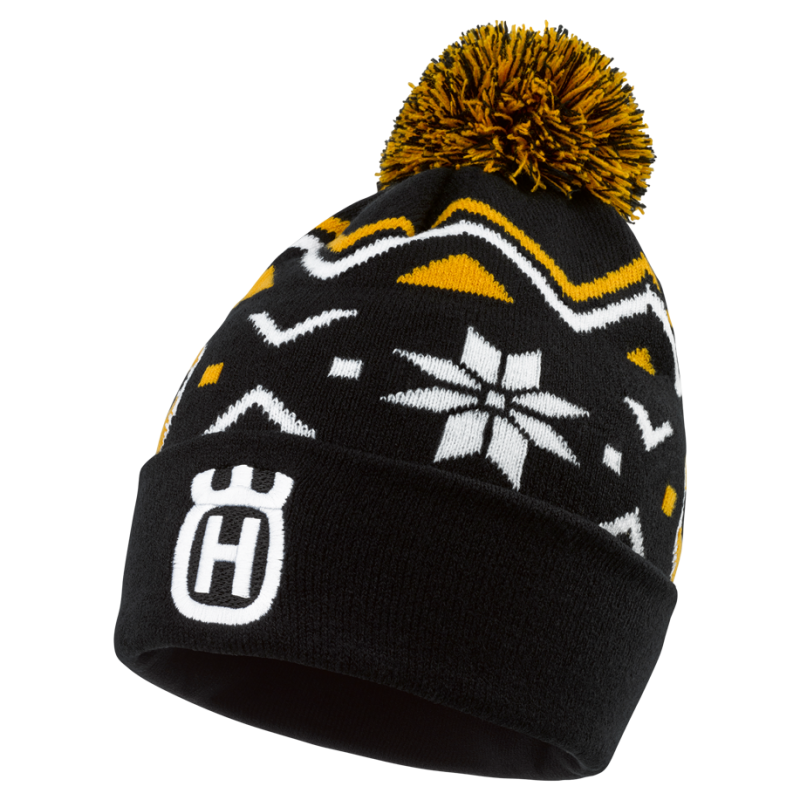 Bonnet à pompon "ROCKSTAR X Husqvarna "WINTER POM POM BEANIE"