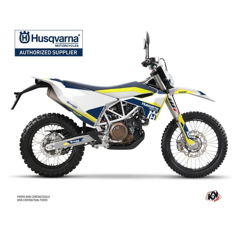 Kit déco Motocross HUSQVARNA Orbit Blanc pour 701 Enduro