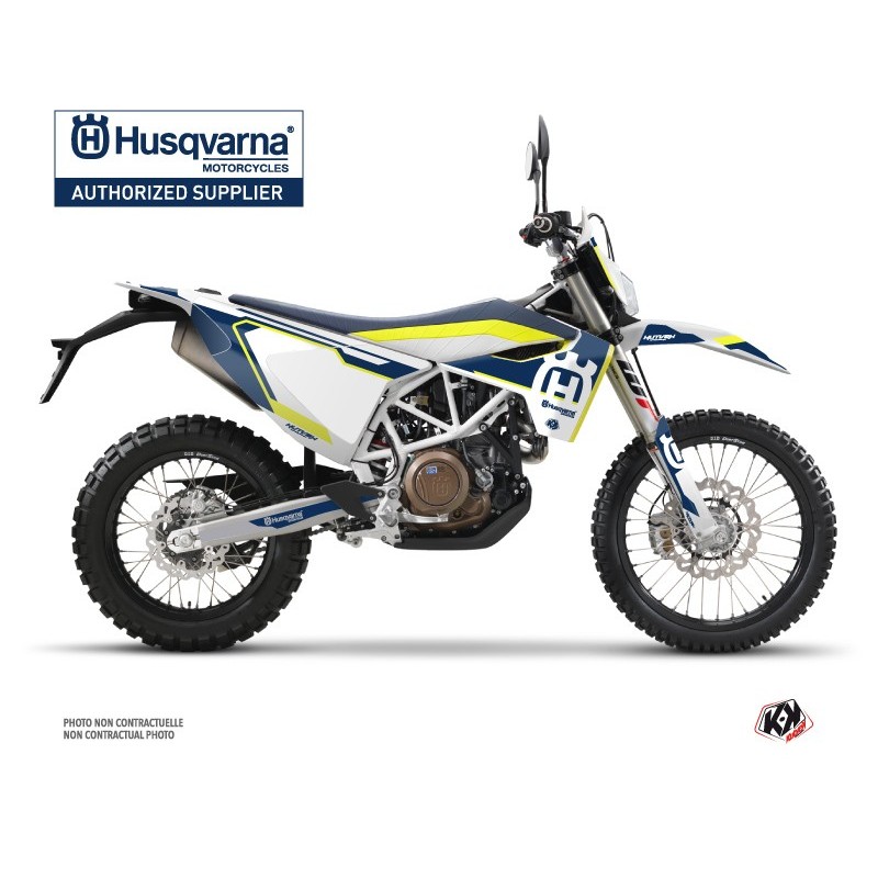 Kit déco Motocross HUSQVARNA Nova Bleu pour 701 Enduro