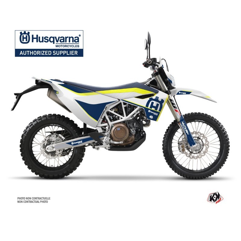 Kit déco Motocross HUSQVARNA Heritage Jaune pour 701 Enduro