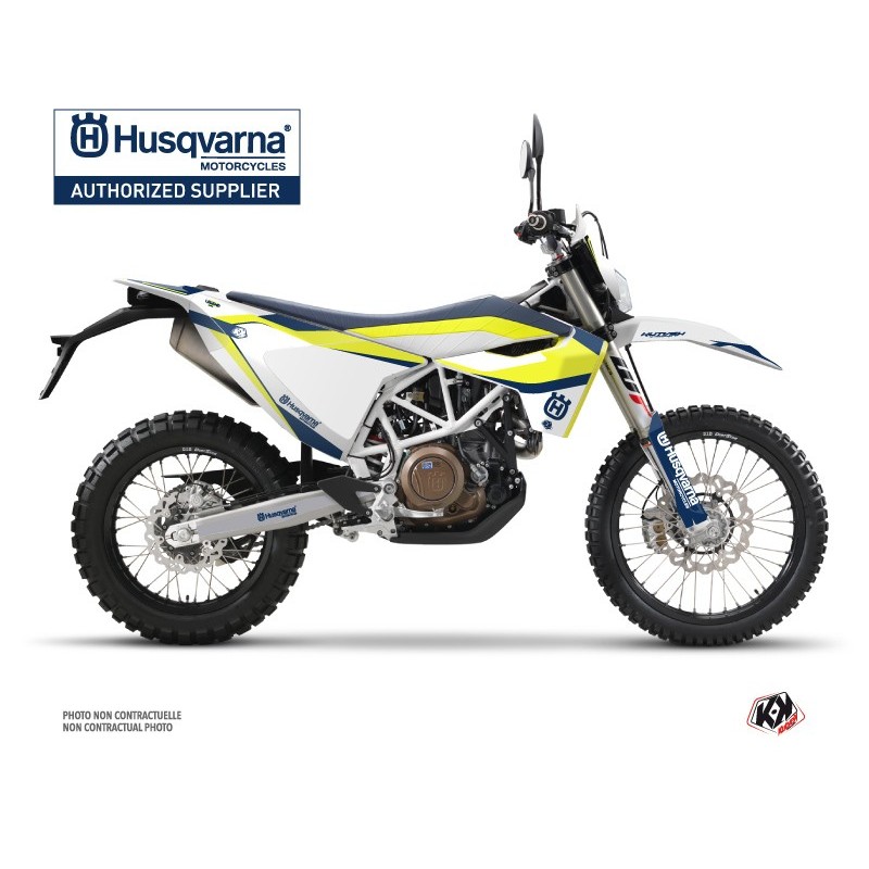 Kit déco Motocross HUSQVARNA Legend Bleu pour 701 Enduro