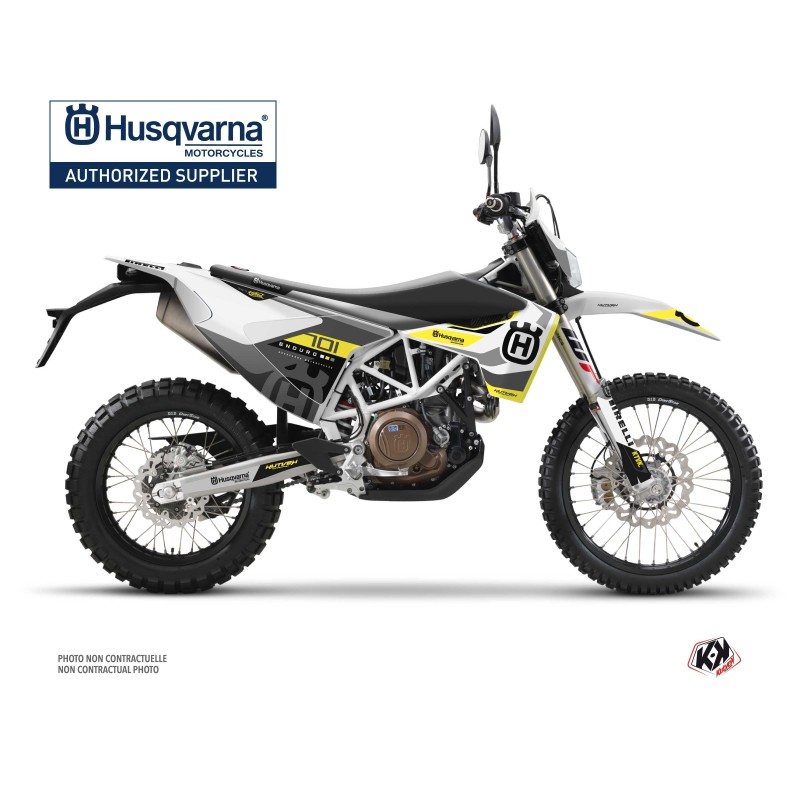 Kit déco Motocross HUSQVARNA Reef Gris pour 701 Enduro