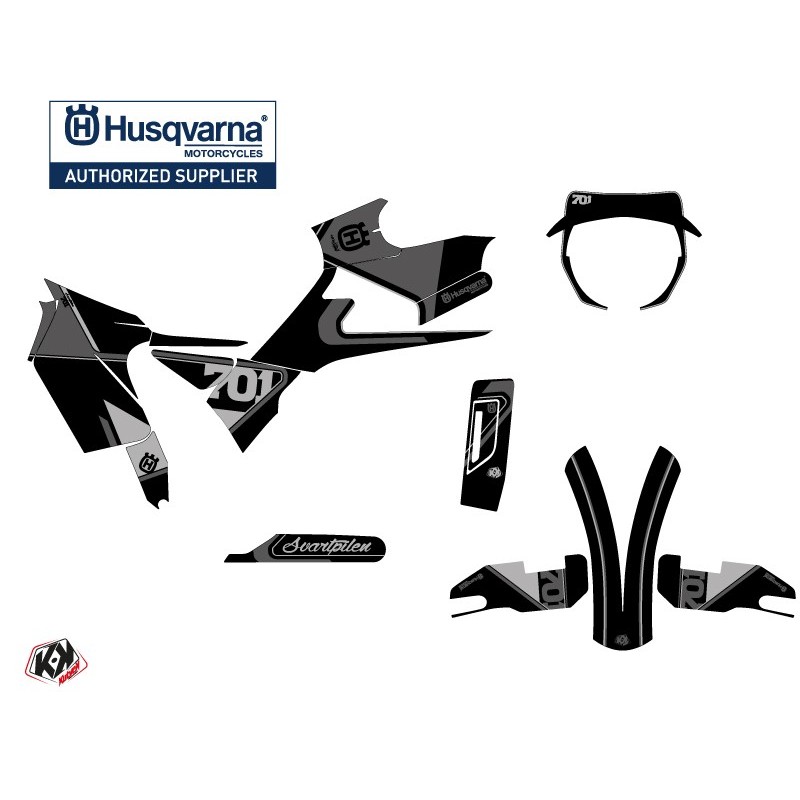 Kit déco Moto HUSQVARNA Rocket Noir Série pour SVARTPILEN 701