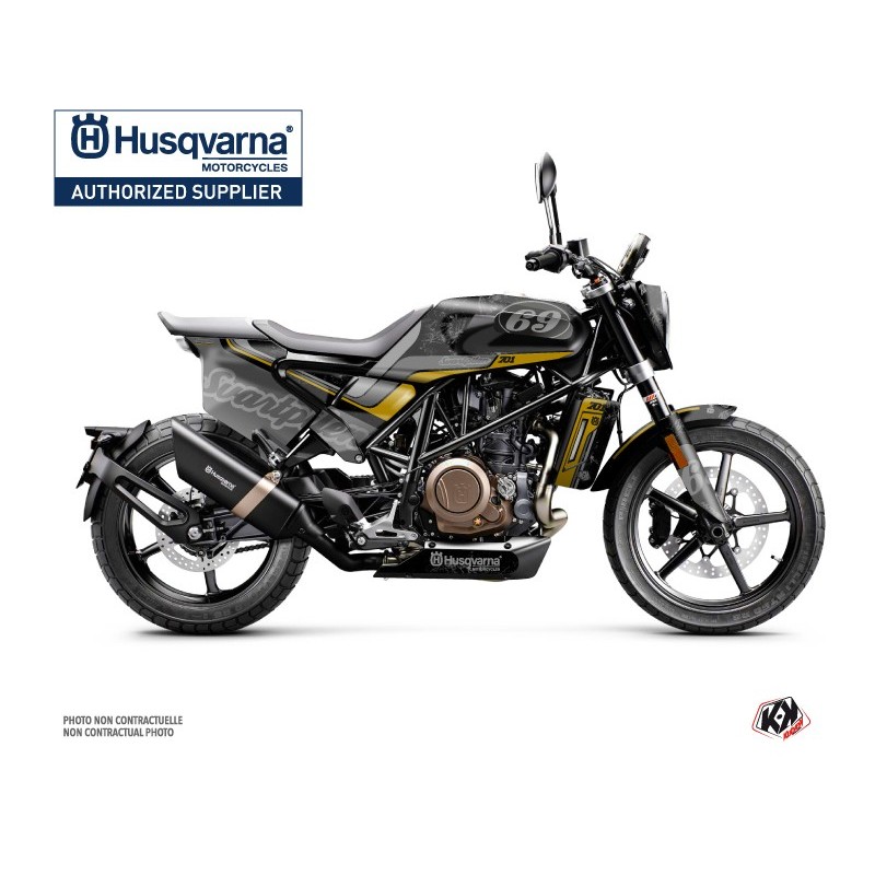 Kit déco Moto HUSQVARNA Track Noir Série pour SVARTPILEN 701