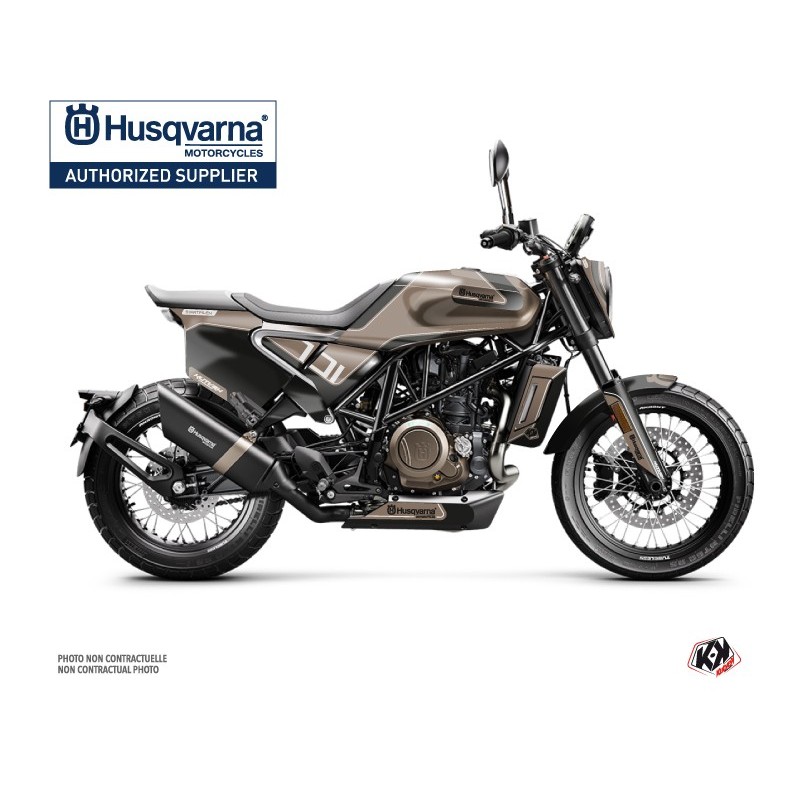 Kit déco Moto HUSQVARNA Dusk Marron Noir Série pour SVARTPILEN 701