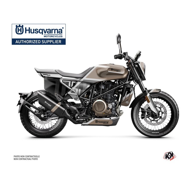 Kit déco Moto HUSQVARNA Sekment Marron Noir Série pour SVARTPILEN 701