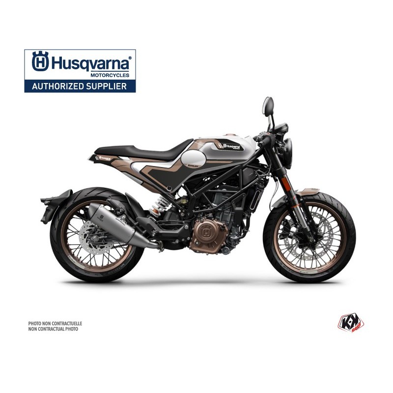 Kit déco Moto HUSQVARNA Bobber Marron Série pour VITPILEN 401