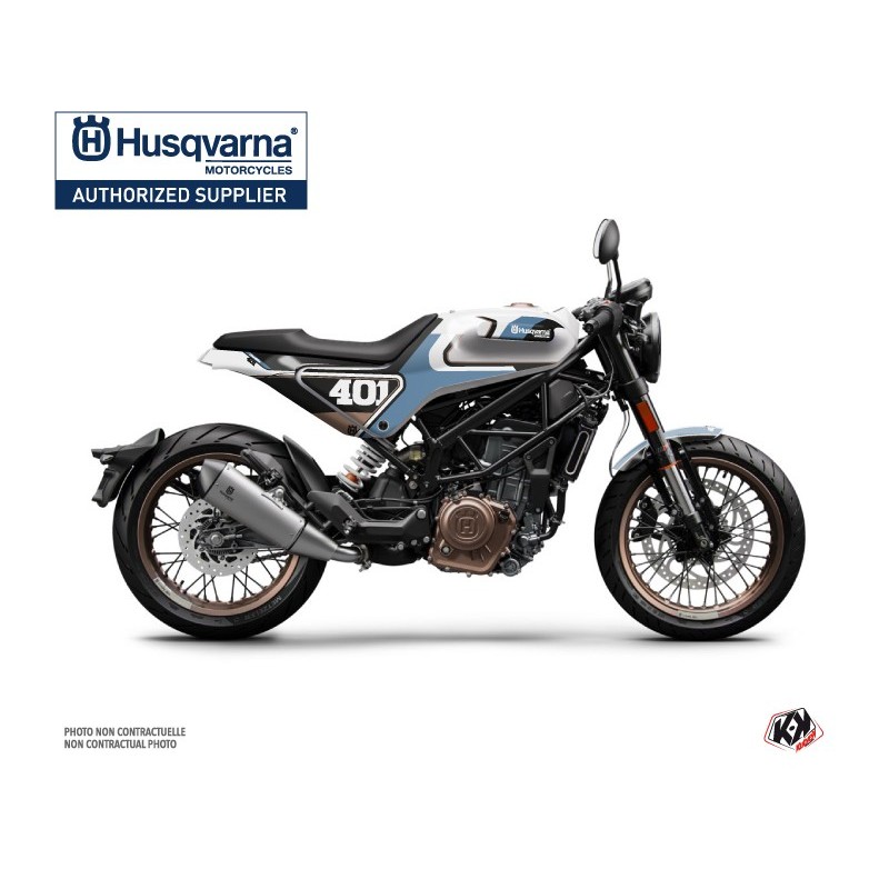 Kit déco Moto HUSQVARNA Rocket Bleu Série pour VITPILEN 401