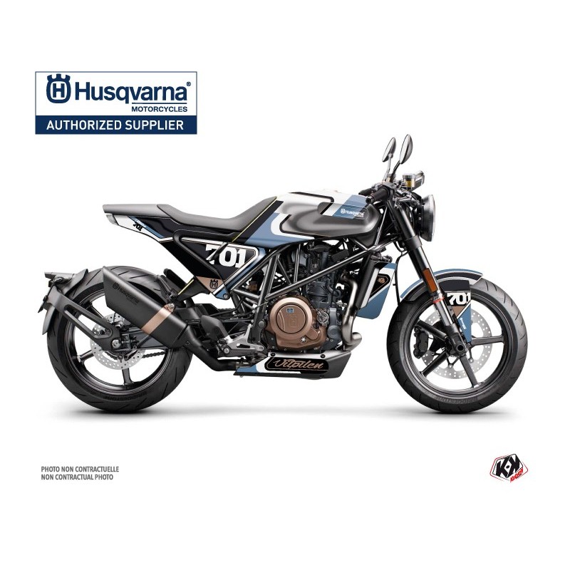 Kit déco Moto HUSQVARNA Rocket Bleu Série pour VITPILEN 701