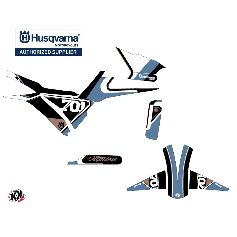 Kit déco Moto HUSQVARNA Rocket Bleu Série pour VITPILEN 701