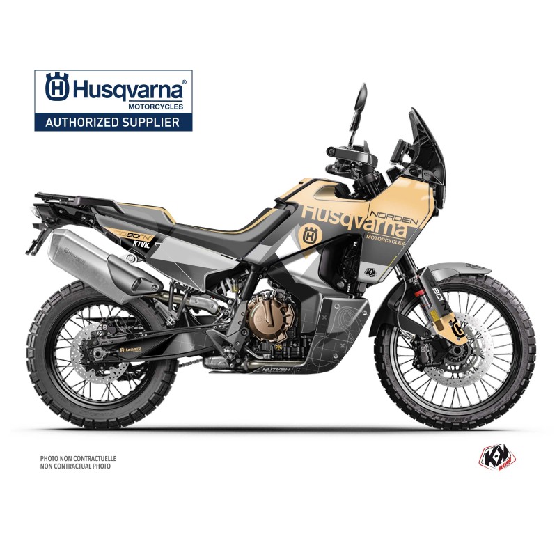 Kit déco Moto HUSQVARNA Latitude Sable Série pour NORDEN 901