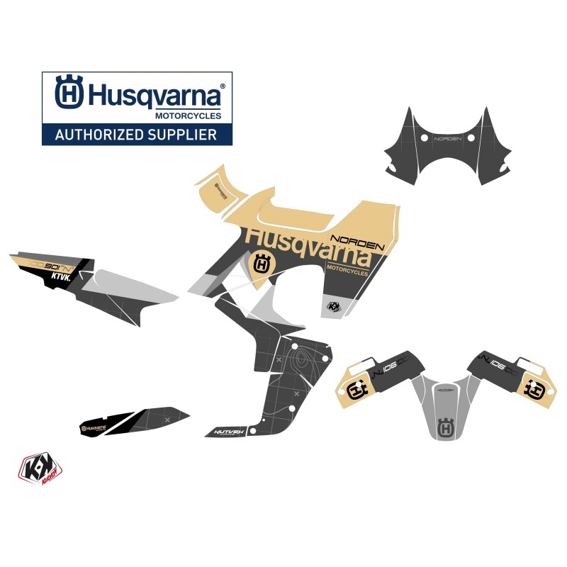 Kit déco Moto HUSQVARNA Latitude Sable Série pour NORDEN 901