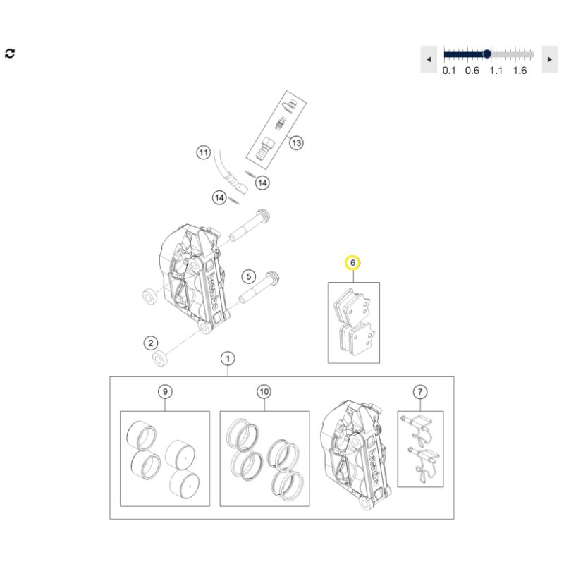 Plaquettes de Frein Avant pour Husqvarna 701 Supermoto (16-20)