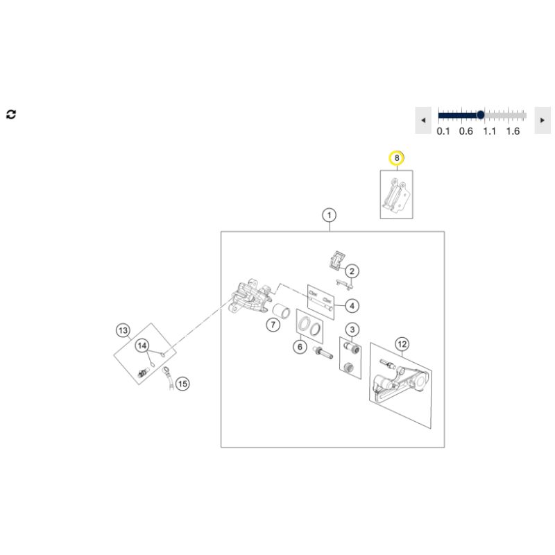 Plaquettes de Frein Avant/Arrière origine pour Husqvarna TC 65 (23+)