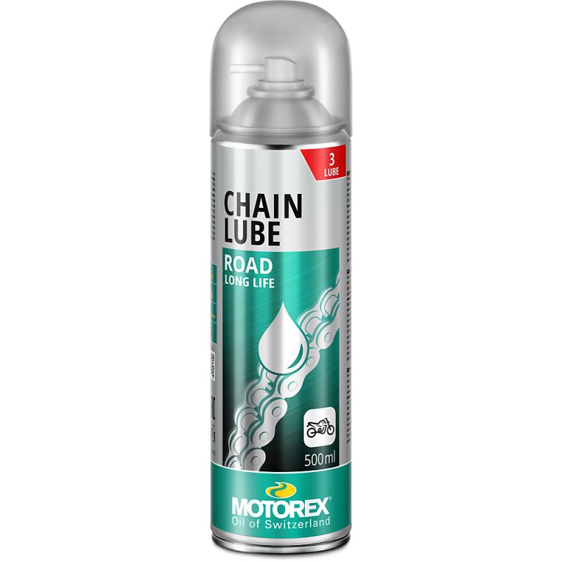 Lubrifiant de chaîne Motorex "Chain Lub" Motos de route Husqvarna (500ml)