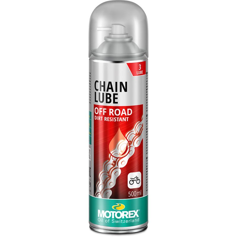 Lubrifiant de chaîne Motorex "Chain Lub" Motos Tout-terrain Husqvarna (500ml)