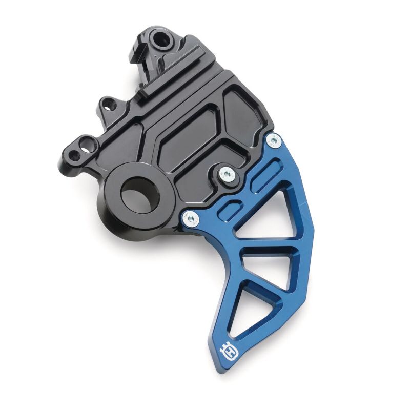 Protection de disque de frein anodisée Bleue pour HVA 701 SUPERMOTO / ENDURO (2016-2024) HUSQVARNA