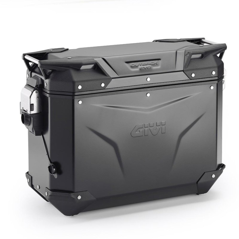 Valise Droite GIVI "TREKKER OUTBACK EVO SMART" Aluminium Noir (37L) pour 1290 SUPER ADVENTURE