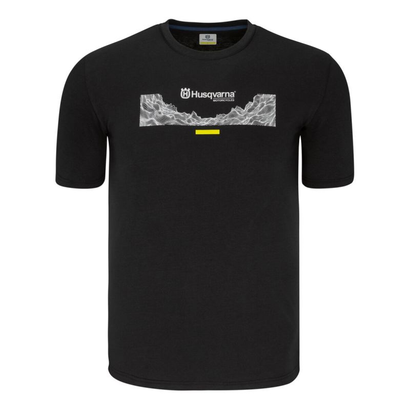 T-Shirt Homme Husqvarna "Gotland Tee" Noir HUSQVARNA