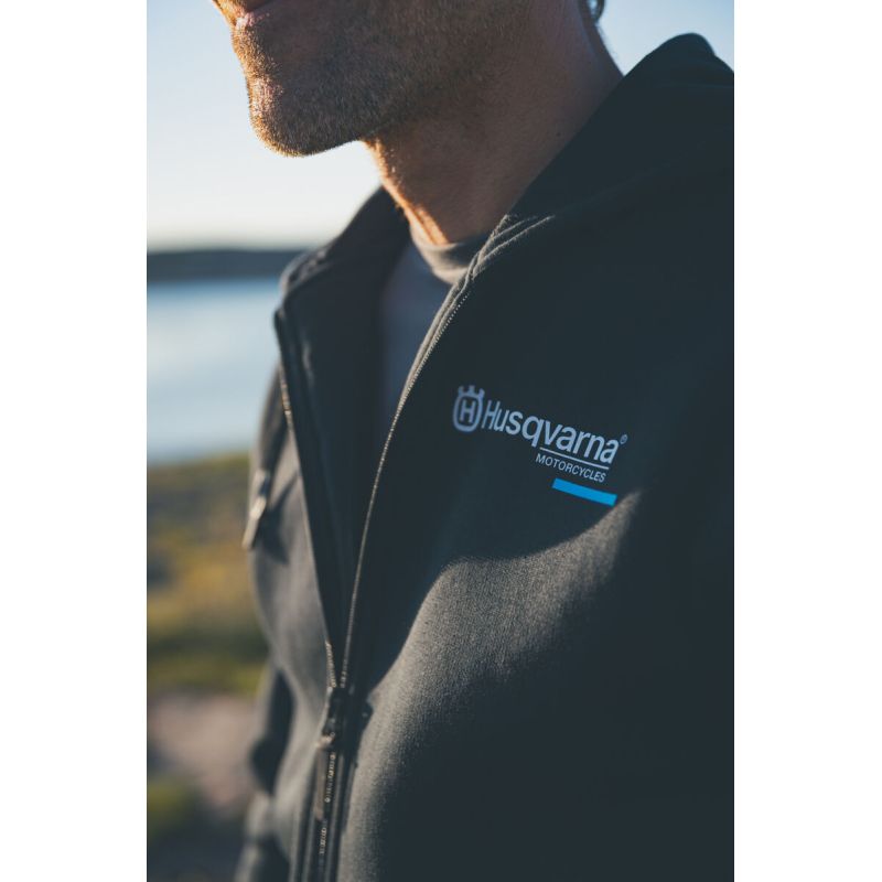 Sweat à capuche zippé Husqvarna "Gotland Zip Hoodie" (2025) HUSQVARNA