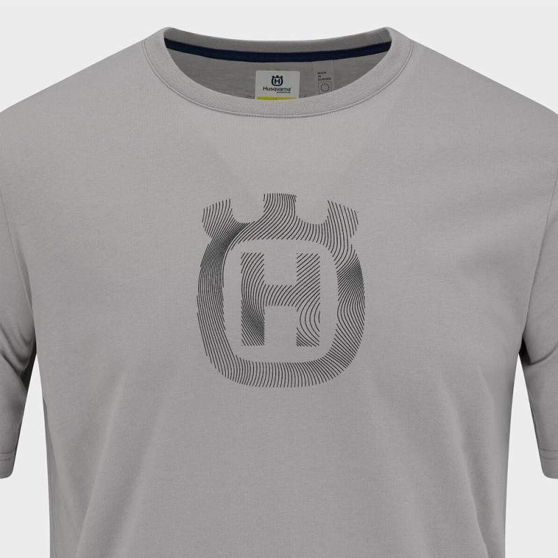 T-Shirt Husqvarna Horizon Tee Gris Homme - 3HS26001560