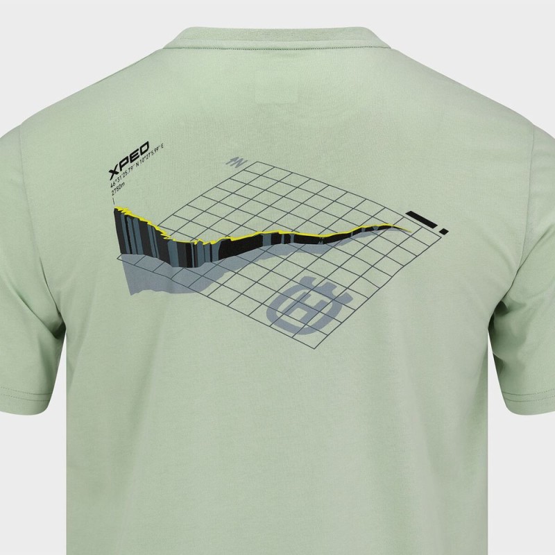 T-Shirt Husqvarna Narrative Tee Vert Homme | Style Moto Premium - 3HS26001620