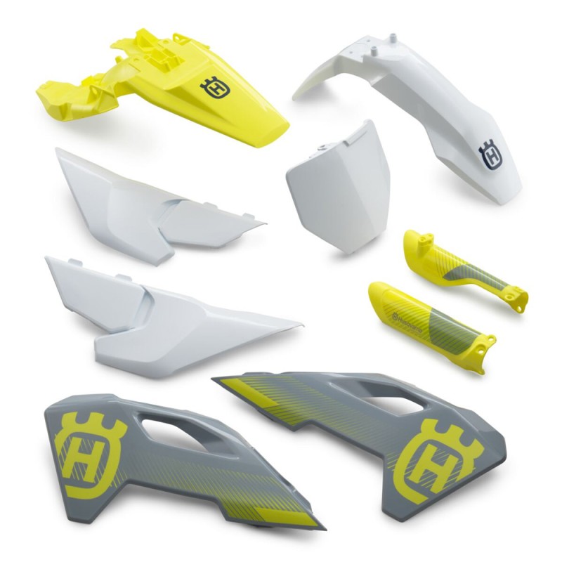Kit Plastique Blanc & Jaune Husqvarna TC 65 2024-2027