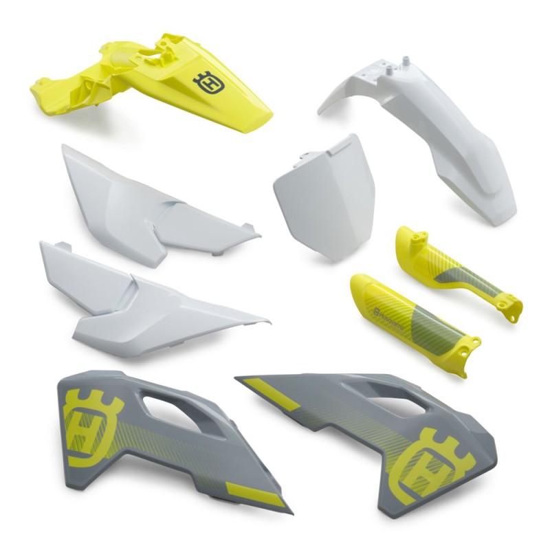 Kit Plastique Blanc & Jaune Husqvarna TC 50 2024-2027 - 00010000453K