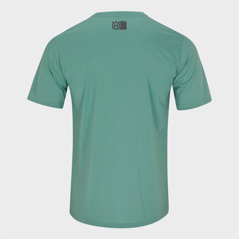 T-shirt Homme Husqvarna Origin Green - 3HS260026803