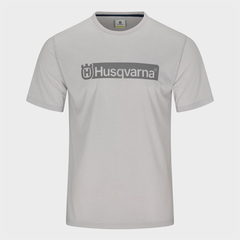 T-shirt Homme Husqvarna Origin Light Grey 3HS26002673