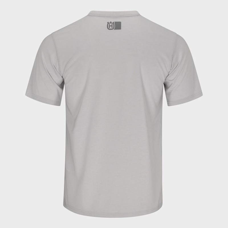 T-shirt Homme Husqvarna Origin Light Grey 3HS26002673