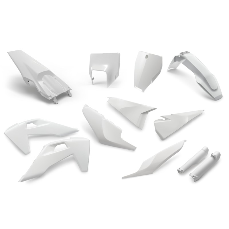 Kit de carénage plastique Blanc pour Husqvarna TC/FC (19-22) et TE/FE (20-23)