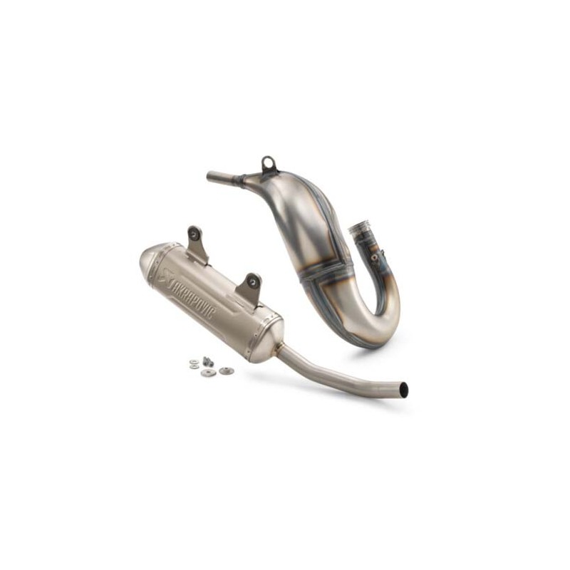 Système d'échappement 2 temps Factory Racing pour HVA TC 125 (2023+) AKRAPOVIC