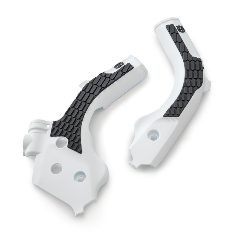 Jeu de protection de cadre Factory Racing Blanc pour Husqvarna TC/FC (15-22) et TE/FE (16-23) 