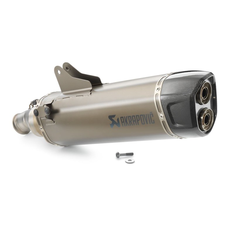 Silencieux + Raccord Akrapovič « Slip-on Line » pour 701 SUPERMOTO / ENDURO (21-24) AKRAPOVIC