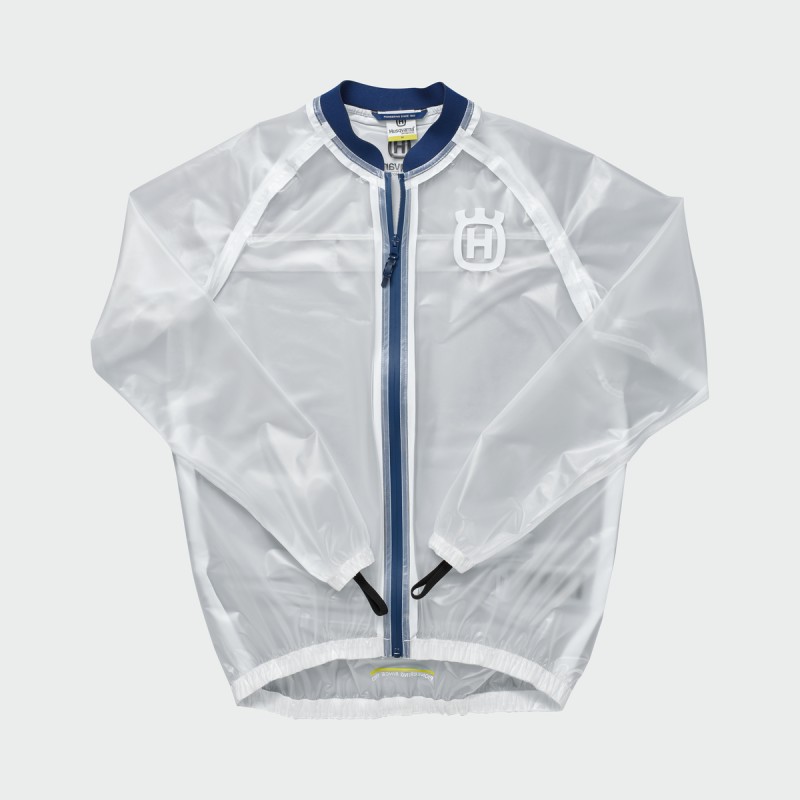 Veste de pluie moto Husqvarna "Rain Jacket Transparent"