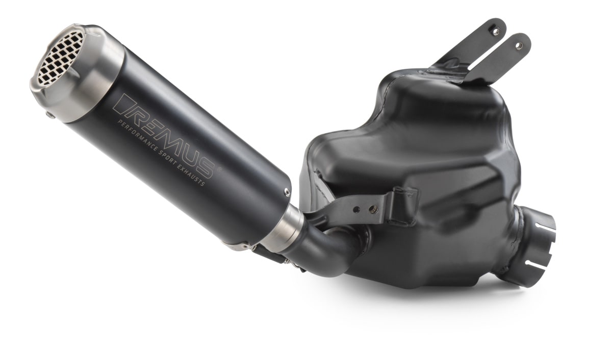 Silencieux échappement REMUS NXT Race - Inox Noir - Pour Husqvarna Svartpilen 701 2018 - Neuf